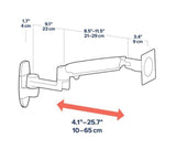 Ergotron LX Wall Mount Monitor Arm Polished Aluminum (45-243-026) - SourceIT
