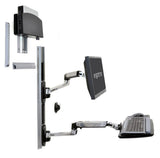 Ergotron LX Wall Mount System with Small Computer Holder (45-253-026) - SourceIT