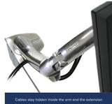 Ergotron MX Desk Monitor Arm, Polished Aluminium Heavy Monitor Mount - SourceIT Singapore