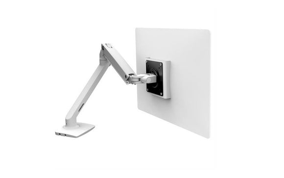 Ergotron MXV Desk Monitor Arm White with Two-Piece Clamp - SourceIT Singapore
