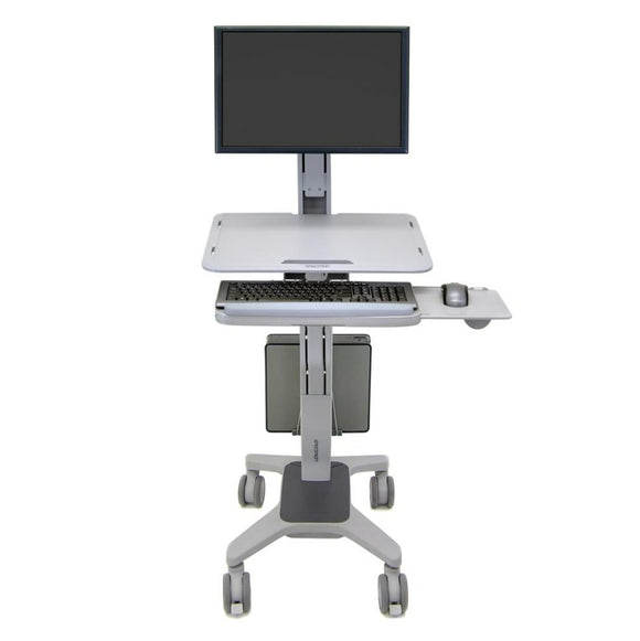 Ergotron WorkFit-C Single LD Sit-Stand Workstation (24-198-055) - SourceIT Singapore