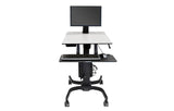 Ergotron WorkFit-C Single LD Sit-Stand Workstation Black (24-215-085) - SourceIT