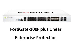 Fortinet FortiGate-100F Hardware plus 24x7 FortiCare and FortiGuard Enterprise Protection (FG-100F-BDL-811-12) - SourceIT