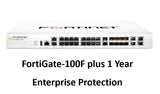 Fortinet FortiGate-100F Hardware plus 24x7 FortiCare and FortiGuard Enterprise Protection (FG-100F-BDL-811-12) - SourceIT