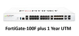 Fortinet FortiGate-100F Hardware plus 24x7 FortiCare and FortiGuard Unified (UTM) Protection (FG-100F-BDL-950-12) - SourceIT