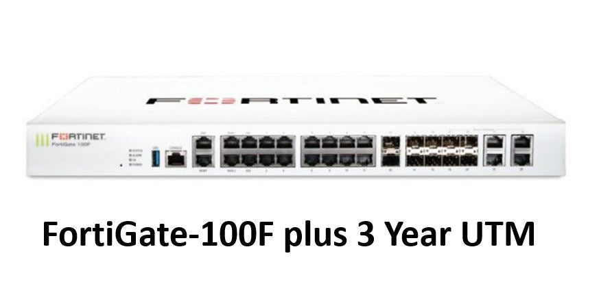 Fortinet FortiGate-100F 24x7 FortiCare & UTM Protection – SourceIT
