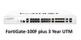 Fortinet FortiGate-100F Hardware plus 24x7 FortiCare and FortiGuard Unified (UTM) Protection (FG-100F-BDL-950-12) - SourceIT