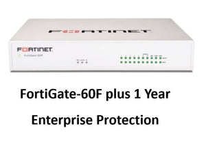 Fortinet FortiGate-60F Hardware plus 1 Year 24x7 FortiCare and FortiGuard Unified (UTM) Protection (FG-60F-BDL-950-12) - SourceIT