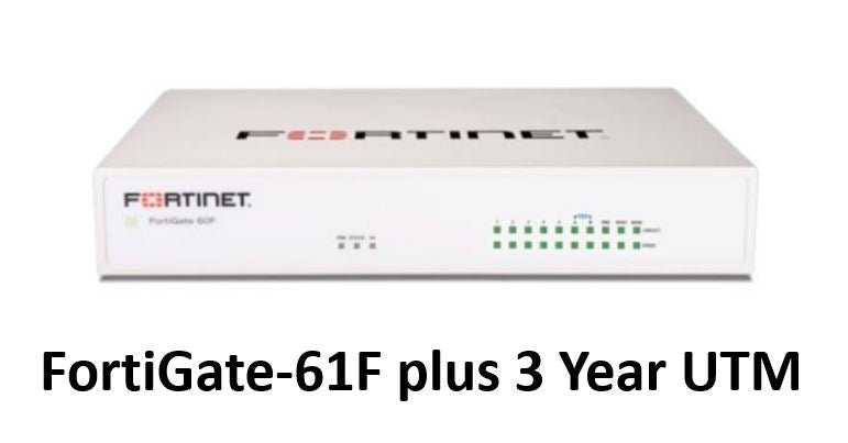 Fortinet FortiGate-61F 24x7 FortiCare & UTM Protection