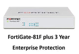Fortinet FortiGate-81F Hardware plus 24x7 FortiCare and FortiGuard Enterprise Protection (FG-81F-BDL-811-12) - SourceIT