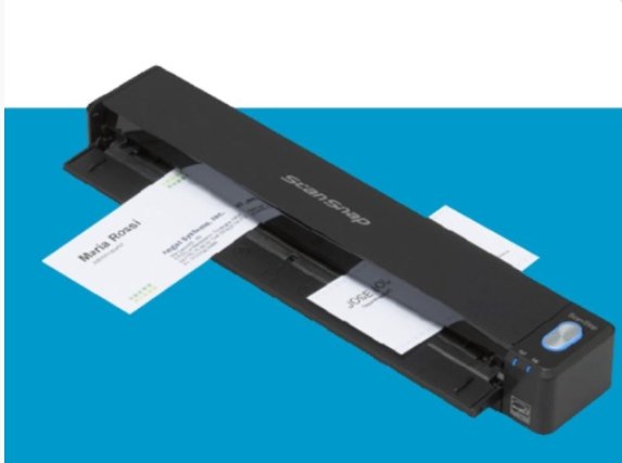 Fujitsu ScanSnap iX100 Portable document scanner A4 600 x 600 dpi 10  pages/min USB, Wi-Fi 802.11 b/g/n