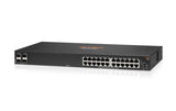 HPE Aruba 6000 24 Port Gigabit 370W PoE+ Managed Network Switch With SFP (R8N87A) - SourceIT