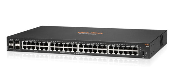 HPE Aruba 6000 48 Port 370W PoE+Gigabit Managed Network Switch with SFP (R8N85A) - SourceIT