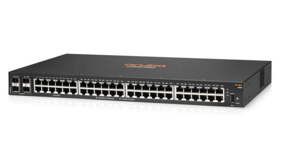 HPE Aruba 6100 48 Port 370W PoE+ Gigabit Managed Network Switch with SFP+ (JL675A) - SourceIT