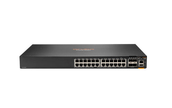 HPE Aruba 6200 24 Port 370W PoE+ Gigabit Managed Network Switch with SFP+ (JL725A) - SourceIT