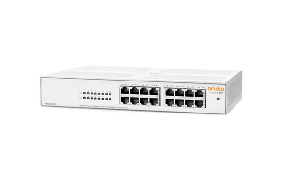 HPE Aruba Instant On 1430 16-Port/PoE Unmanaged Switch (R8R47A)/(R8R48A) - SourceIT