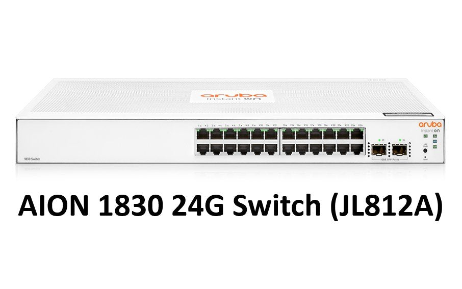HPE Aruba Instant On 1830 24G/24G PoE Switch (JL812A)/(JL813A