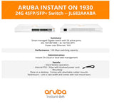 HPE Aruba Instant On 1930 24 Port PoE+ Gigabit Managed Switch with SFP+ (JL683A) - SourceIT