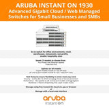 HPE Aruba Instant On 1930 48 Port PoE+ Gigabit Managed Switch with 10GB SFP+ (JL686A) - SourceIT