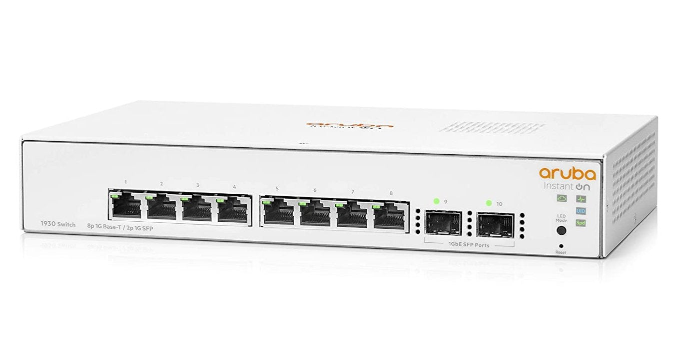 HPE Networking Instant On 1930 8 Port PoE+ Gigabit Managed Switch
