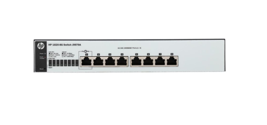 HPE Aruba OfficeConnect 1820 8G 65W PoE Switch