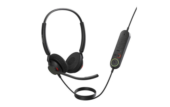 Jabra Engage 40 Stereo MS Inline Link Wired USB Headset USB-A (4099-413-279) - SourceIT