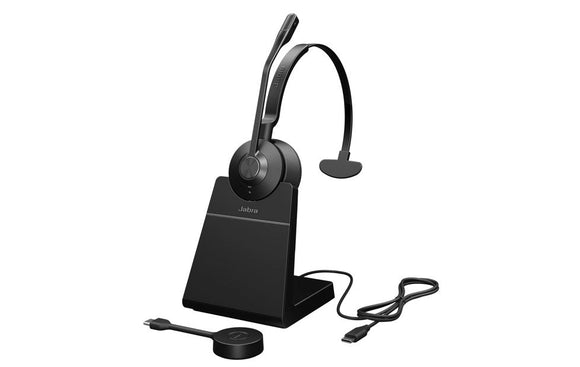 Jabra Engage 55 Mono MS Wireless ANC DECT Headset with Stand USB-C (9553-475-111) - SourceIT