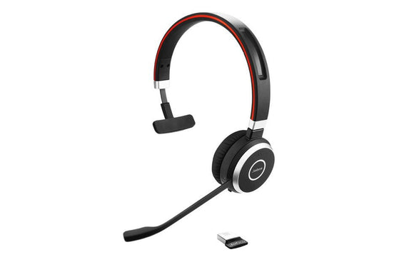 Jabra Evolve 65 SE MS Mono Wireless Bluetooth Headset USB-A (6593-833-309) - SourceIT