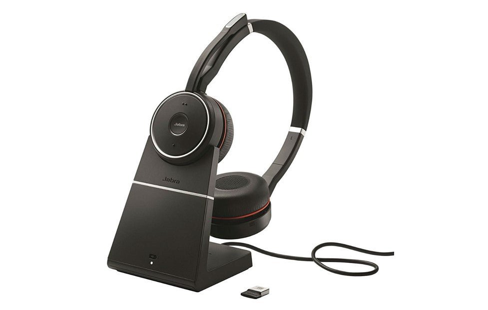 Jabra Evolve 75 SE MS Stereo Wireless Bluetooth Charging Stand USB-A ...