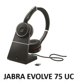 Best Jabra Evolve 75 UC/MS Stereo ANC Wireless Office Headset 