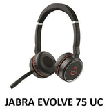 Affordable Jabra Evolve 75 UC/MS Stereo ANC Headset with Link 370 BT Adapter at SourceIT Singapore