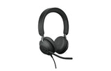 Jabra Evolve2 40 UC/MS Stereo Headset Black (USB-A) - SourceIT Singapore