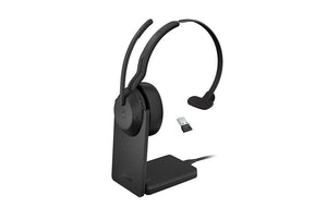 Jabra Evolve2 55 Link380 USB-A MS Mono Wireless Headset with Stand (25599-899-989) - SourceIT