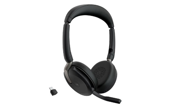 The Best Jabra Evolve2 65 Flex UC/MS Stereo Wireless Headset Black (USB-A) - SourceIT