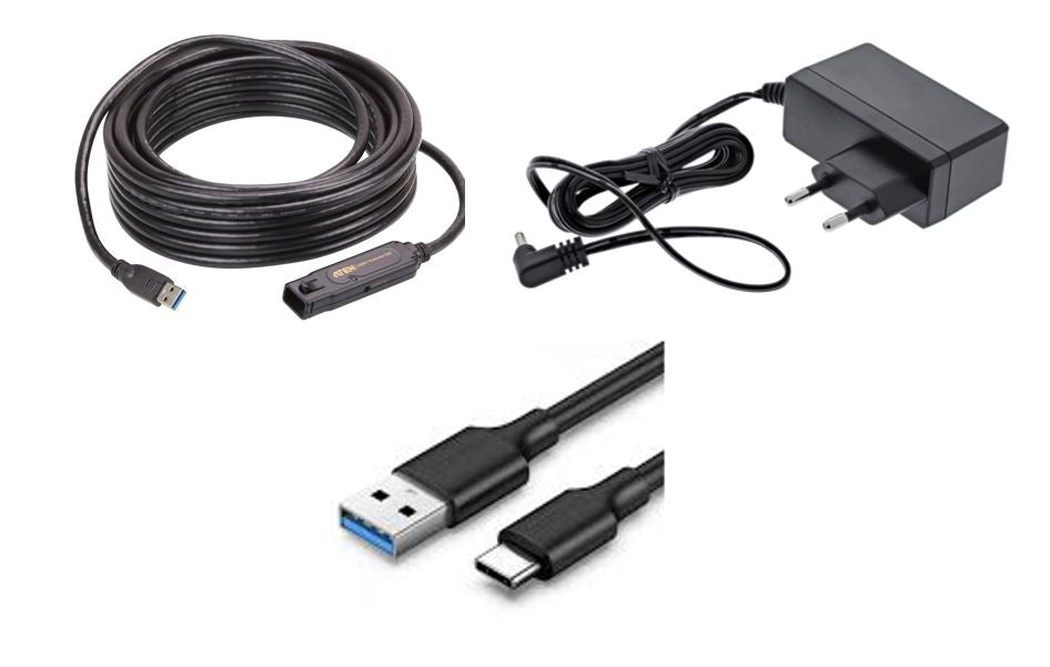 Jabra Panacast 50 USB Extension Cable 10m Bundle with Power Adaptor