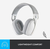 Logitech Zone Vibe 100, Wireless Bluetooth Headset Off-White (981-001220) - SourceIT
