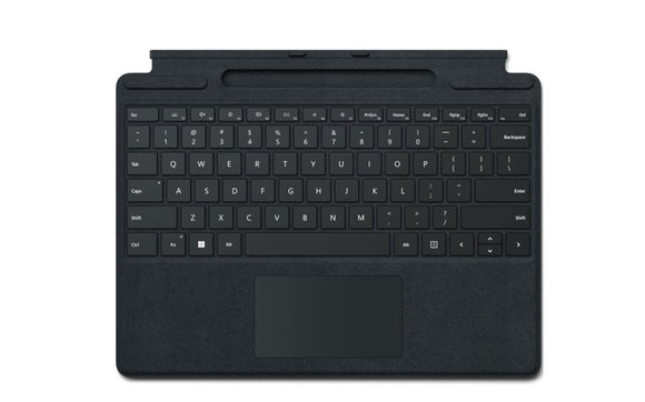 Microsoft Surface Pro Signature Type Cover Black Alcantara Fabric (8XG-00015) - SourceIT