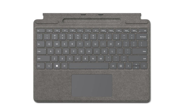 Microsoft Surface Pro Signature Type Cover Platinum Alcantara Fabric (8XB-00075) - SourceIT