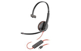 Poly Blackwire 3210 Monaural USB-C Headset with USB-C and A Adapter (8X214AA) - SourceIT