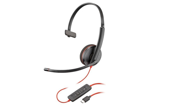 Poly Blackwire 3210 Mono Office Headset USB-C (209748-201) - SourceIT