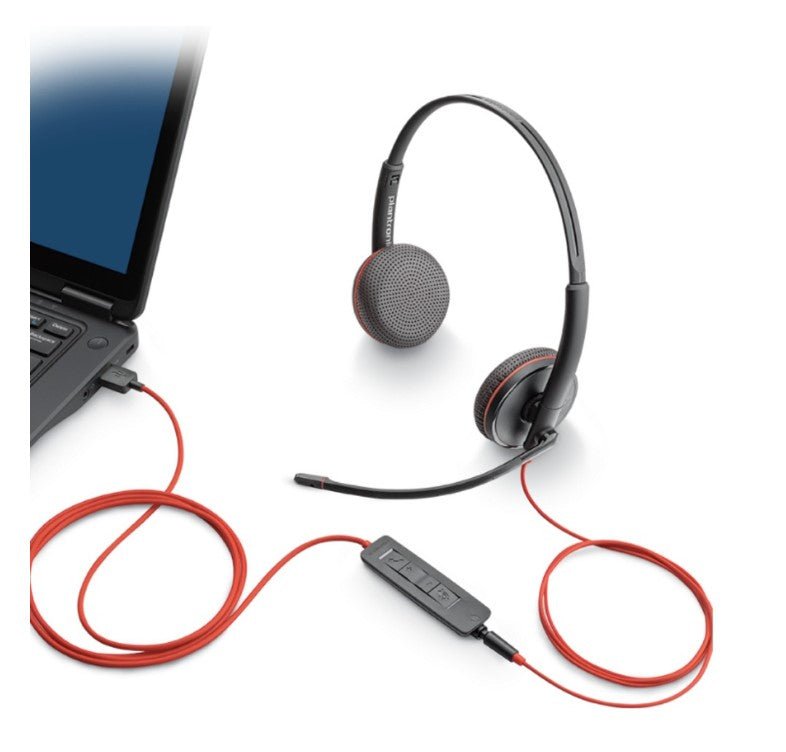 Poly Blackwire 3220 Stereo Office Headset USB-C (80S07A6) – SourceIT