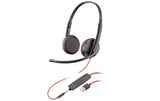 Poly Blackwire 3225 Stereo Office Headset USB-A, 3.5mm (209747-101) - SourceIT