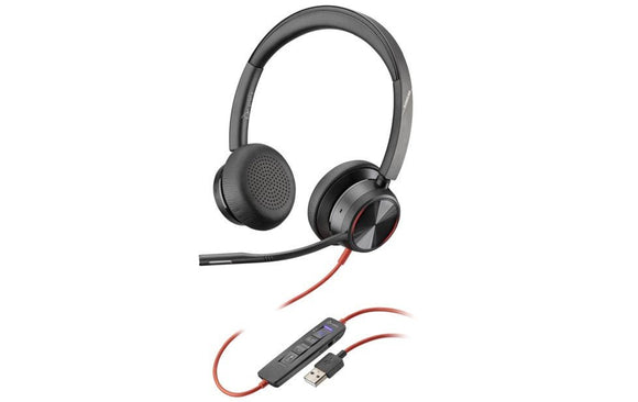 Poly Blackwire 8225 MS Teams ANC Headset With Mic Boom USB-A (214408-01) - SourceIT