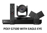 Poly G7500 Video Conferencing System Ethernet LAN Group (7200-85860-102)  With Eagle-Eye