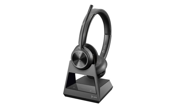 Poly Savi 7320-M MS Office Stereo Wireless DECT Headset (215201-05) - SourceIT