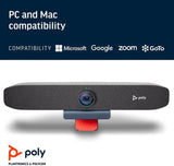 Poly Studio P15 Video Bar 4K Ultra HD Camera (2200-69370-102) - SourceIT Singapore
