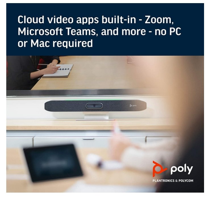 Poly Studio X50 4K Video Bar with TC8 Controller (83Z47AA) – SourceIT