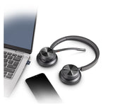 Poly Voyager 4320 MS Stereo Wireless Bluetooth Headset With USB-A (218475-02) - SourceIT