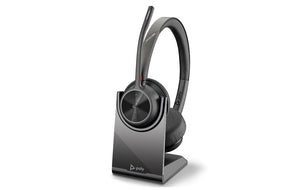 Poly Voyager 4320 UC Stereo Wireless Bluetooth Headset With Stand USB-A (218476-01) - SourceIT