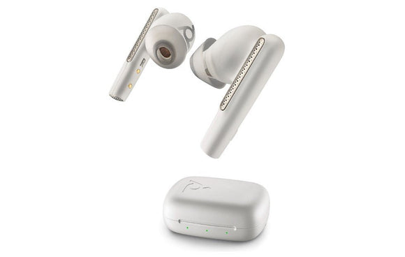 Poly Voyager Free 60 UC MS Teams USB-A True Wireless Earbuds White (220759-01) - SourceIT